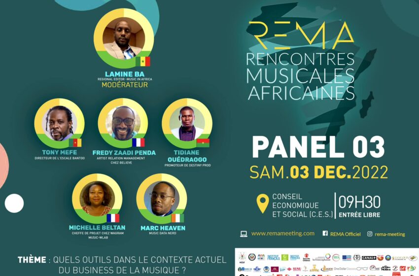  REMA 2022 :  La musique ce n’est pas que les artistes 